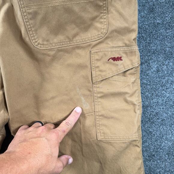 Mountain Khakis Pants Men's 38X30 Brown Relaxed Fit Canvas Cargo Pocket READ - Picture 9 of 12